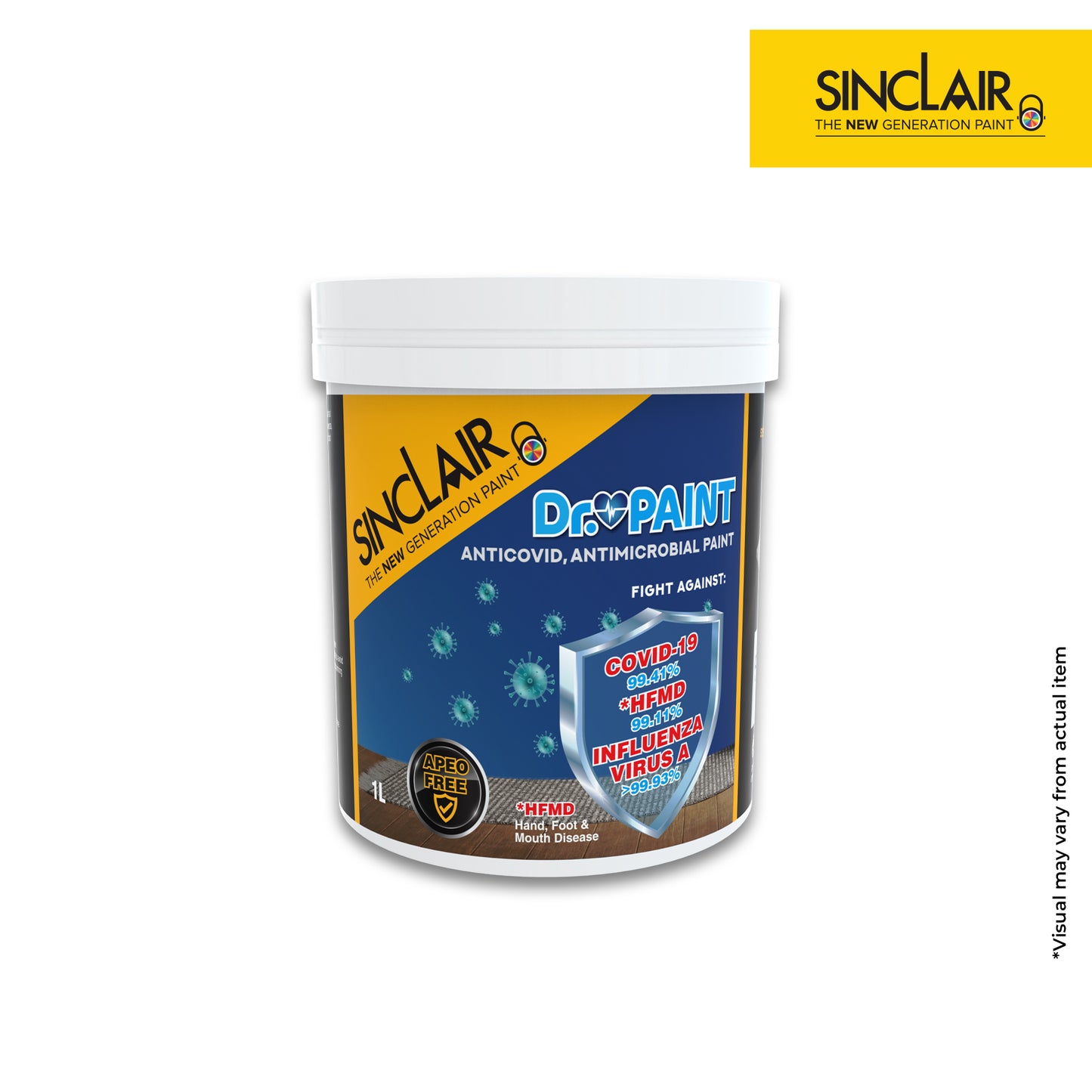 SINCLAIR DR. PAINT - Anti-COVID & Anti-Microbial Paint