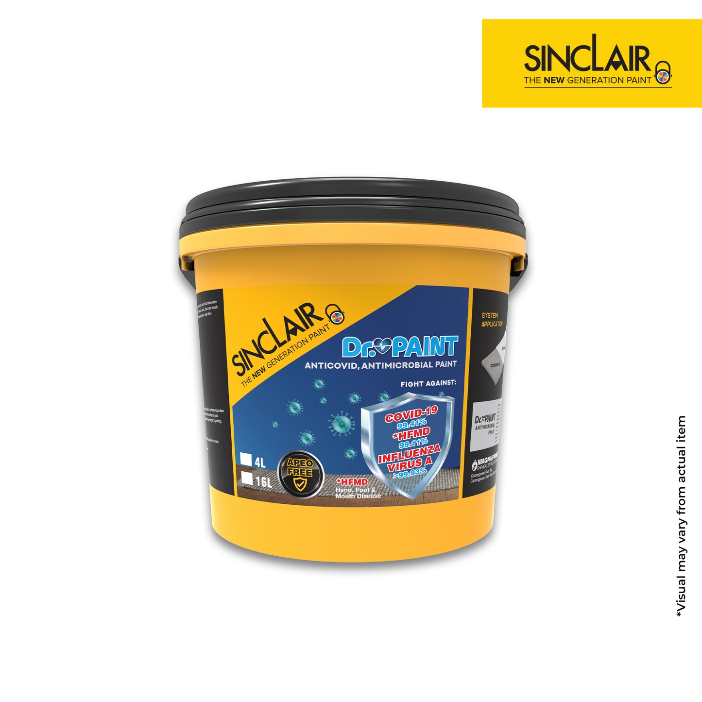 SINCLAIR DR. PAINT (NEUTRAL COLORS) - Anti-COVID & Anti-Microbial Paint