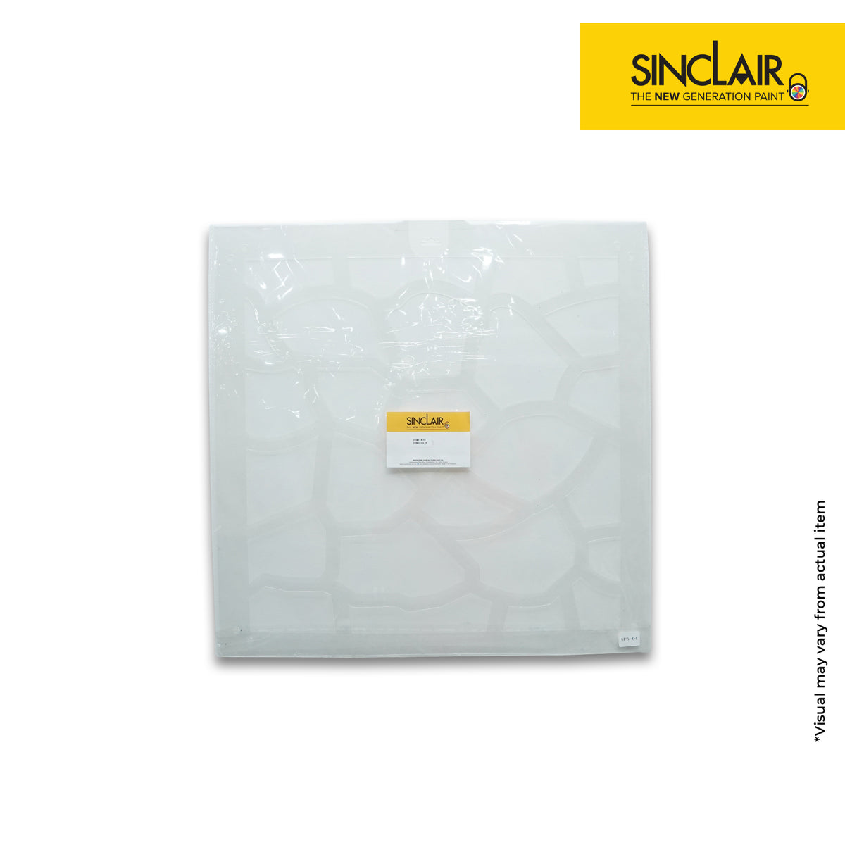 SINCLAIR DECORATIVE TOOLS STONE FINISH STENCIL SF6-04