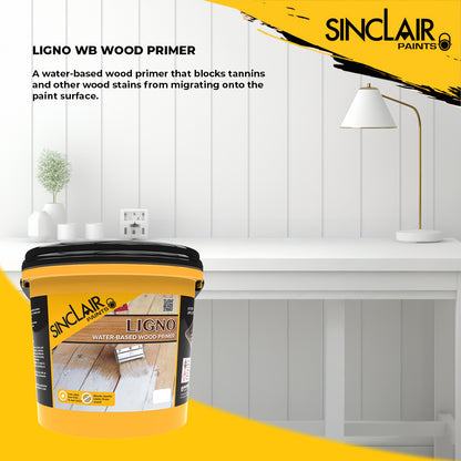 SINCLAIR LIGNO Water-Based Wood Primer (4 Liters)