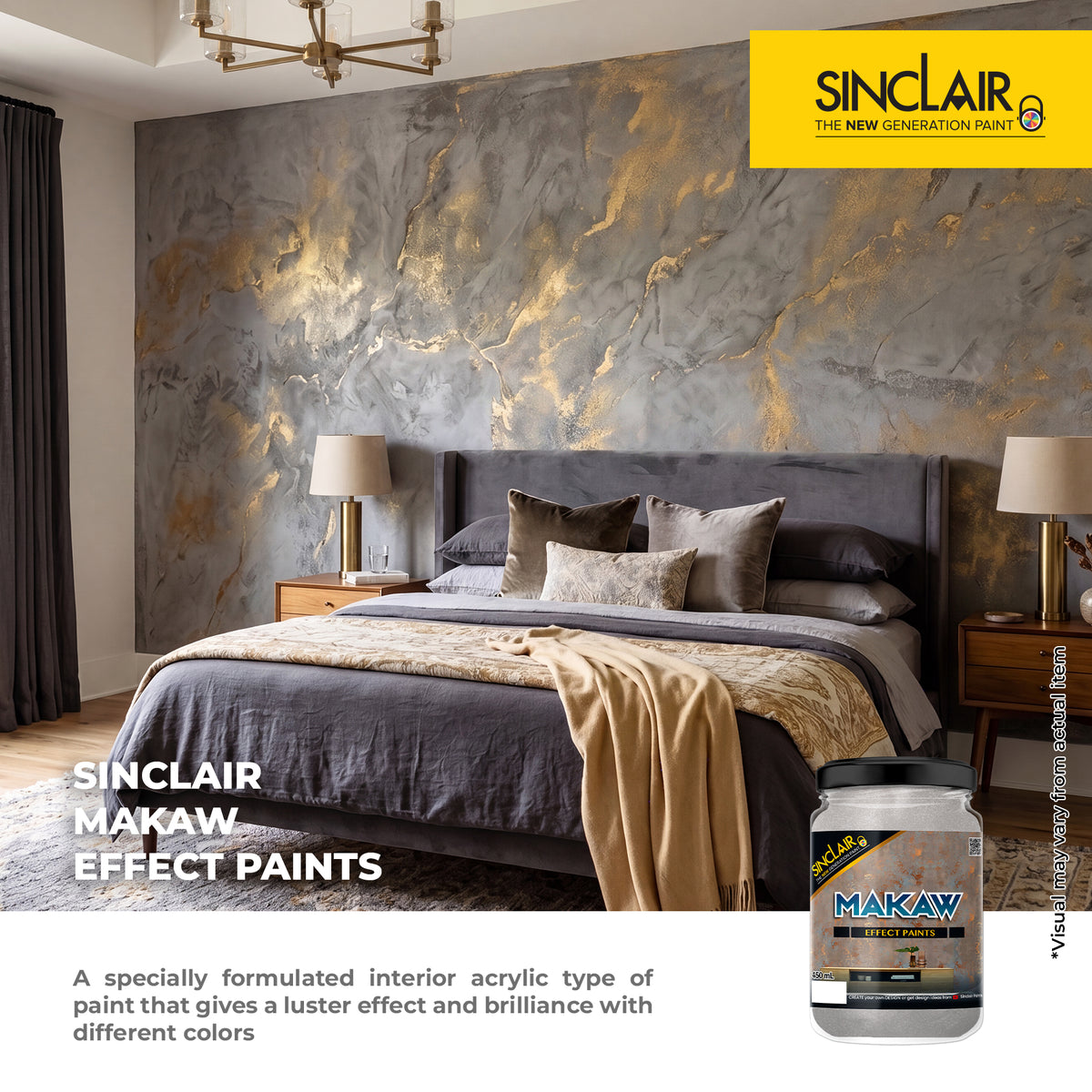 SINCLAIR PAINTS MAKAW EFFECT PAINTS - Effect Pigment in Clear Acrylic Base