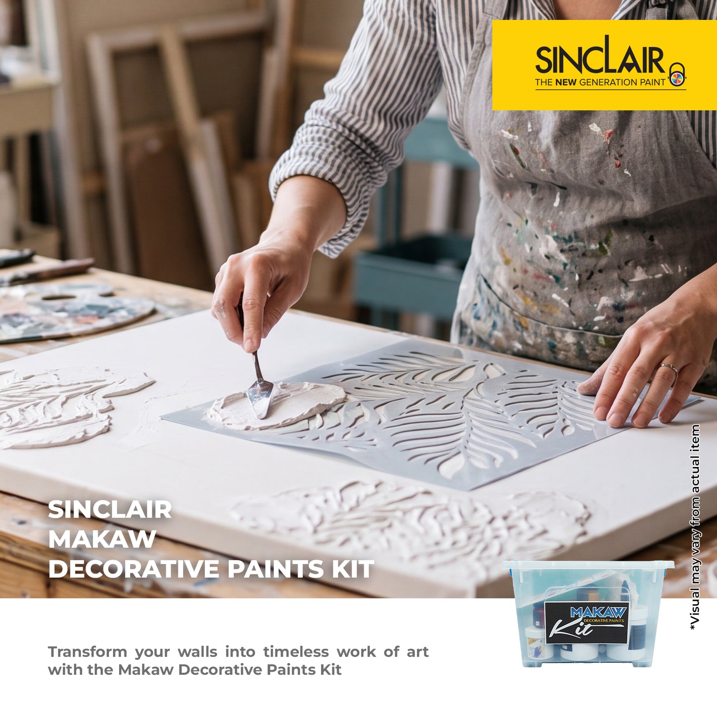 SINCLAIR MAKAW DECORATIVE PAINTS KIT