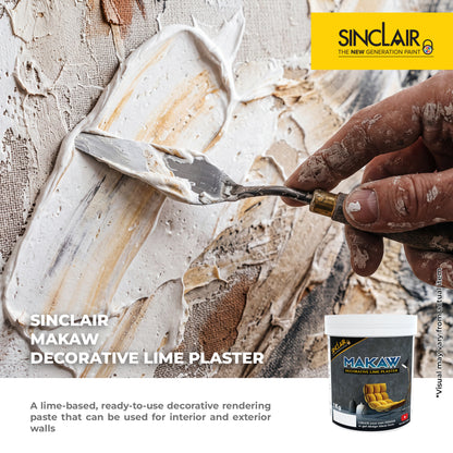 SINCLAIR PAINTS MAKAW DECORATIVE LIME PLASTER 1KG  - Textured Decorative Coating