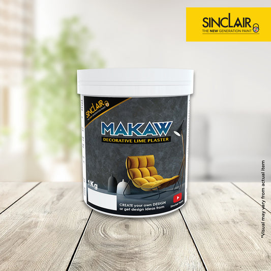 SINCLAIR PAINTS MAKAW DECORATIVE LIME PLASTER 1KG  - Textured Decorative Coating