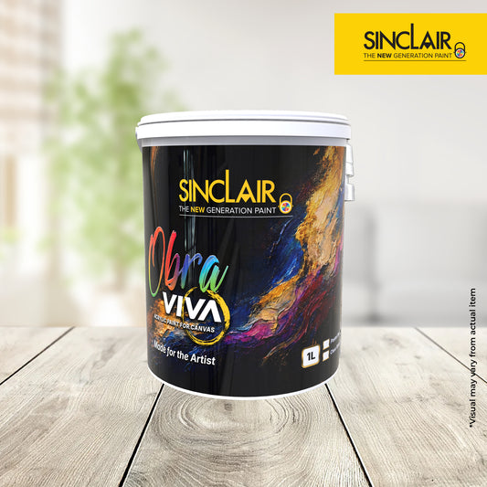 SINCLAIR OBRA VIVA 1L - Water-Based Acrylic Paint for Interior Walls