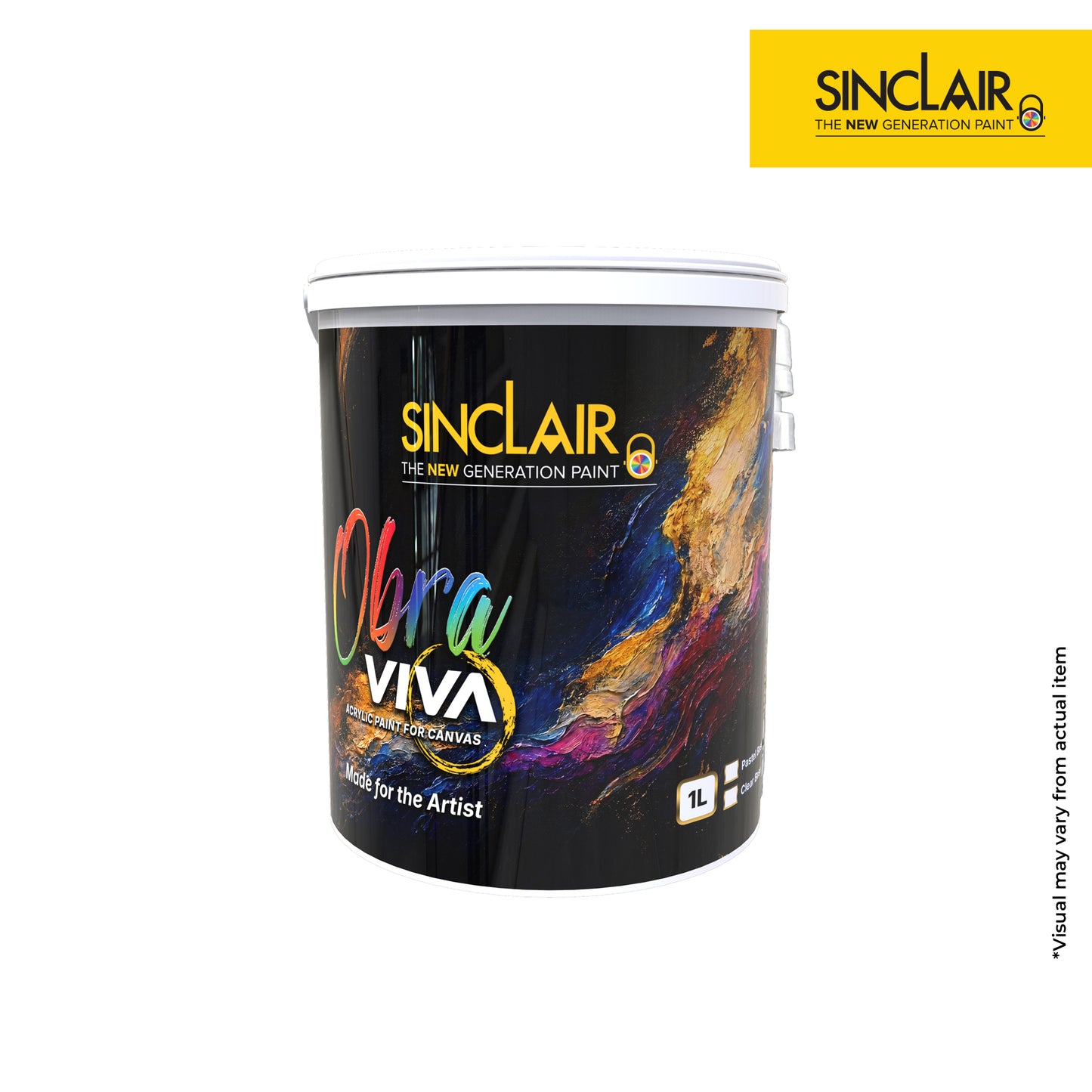 SINCLAIR OBRA VIVA 1L - Water-Based Acrylic Paint for Interior Walls