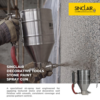 SINCLAIR DECORATIVE STONE PAINT SPRAY GUN