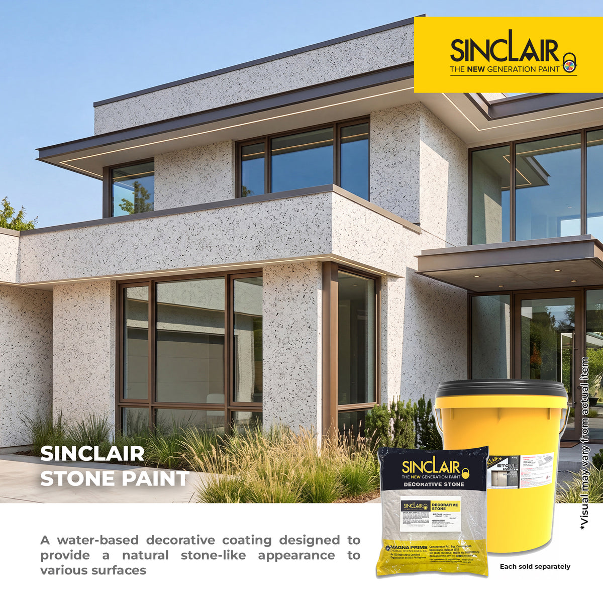 SINCLAIR STONE PAINT - Stone Decorative Paint