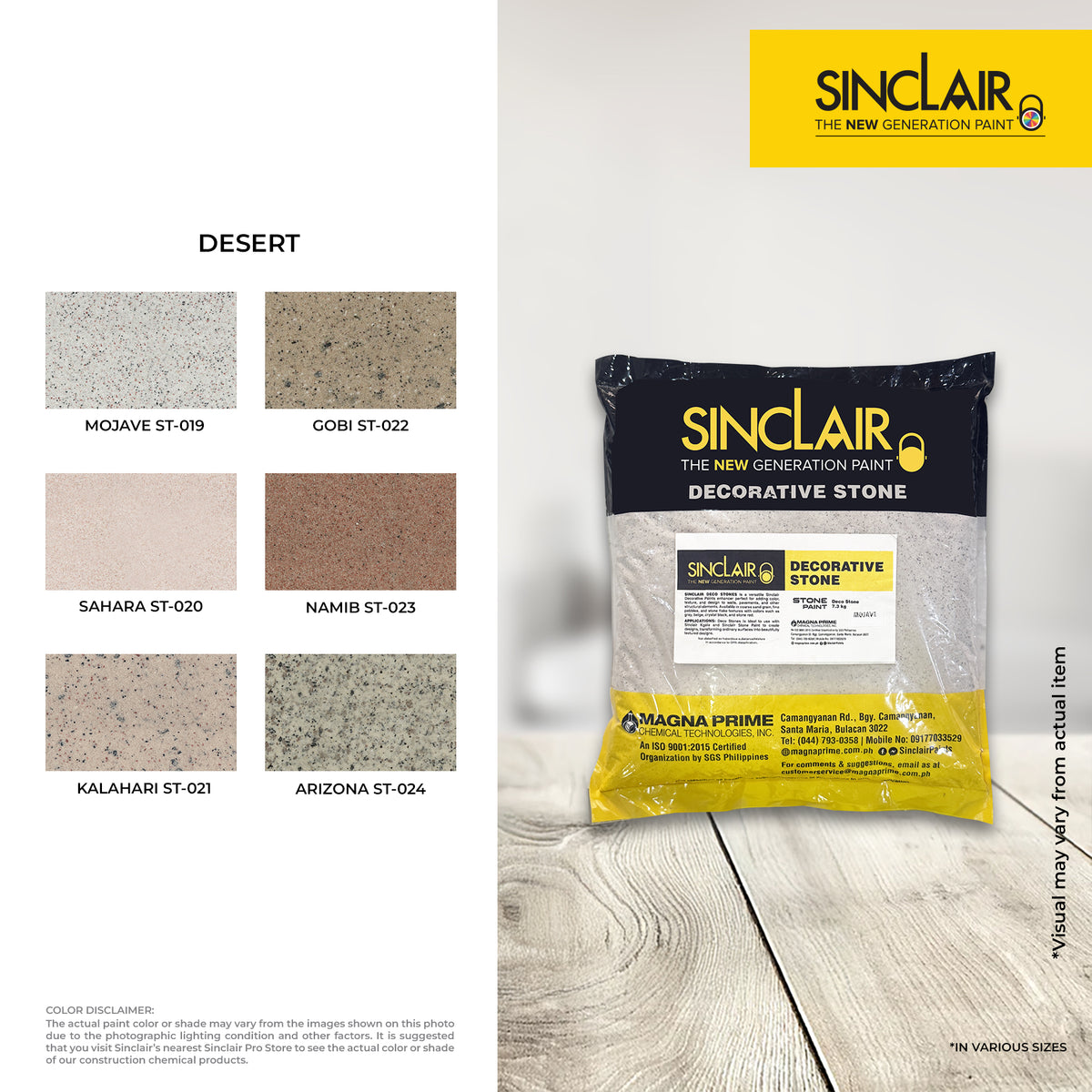SINCLAIR STONE PAINT - Stone Decorative Paint
