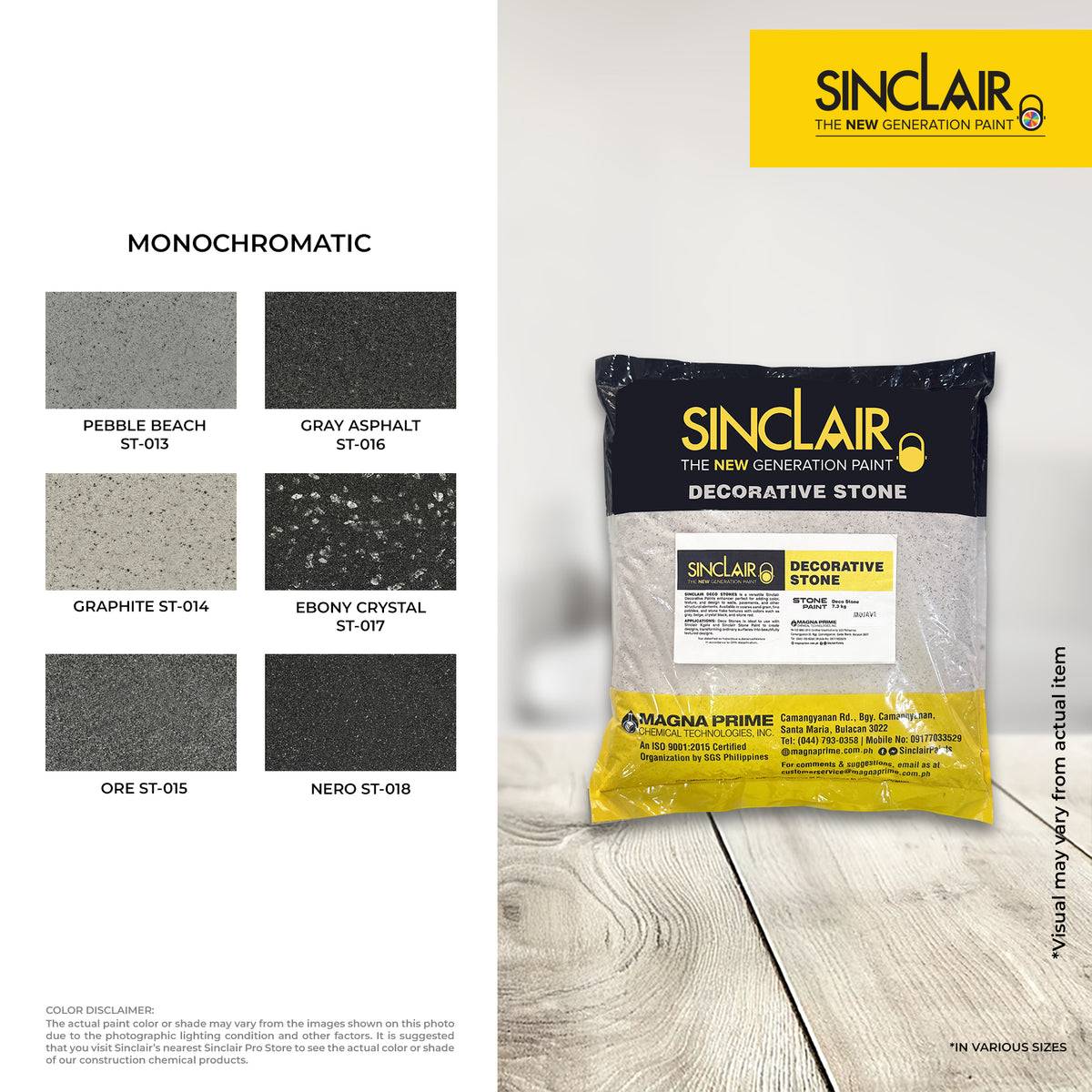 SINCLAIR STONE PAINT - Stone Decorative Paint