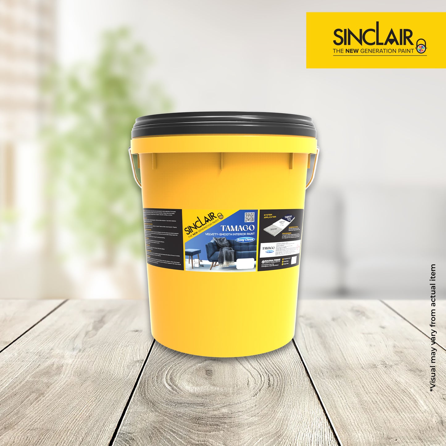 SINCLAIR TAMAGO (EXTERIOR WALLS) - Velvety-Smooth Interior Paint