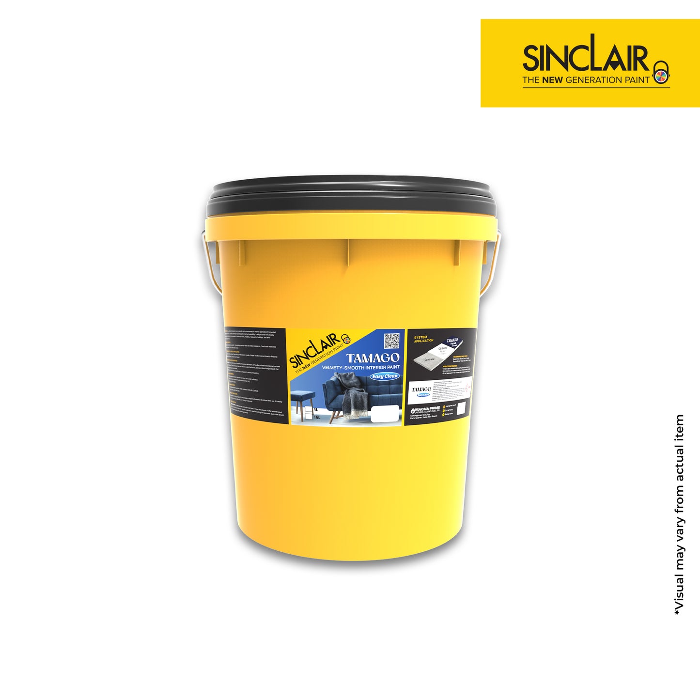 SINCLAIR TAMAGO (INTERIOR WALLS) - Velvety-Smooth Interior Paint