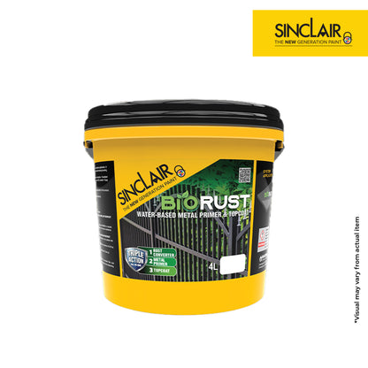 SINCLAIR BIORUST 4L WATER-BASED METAL PRIMER AND TOPCOAT