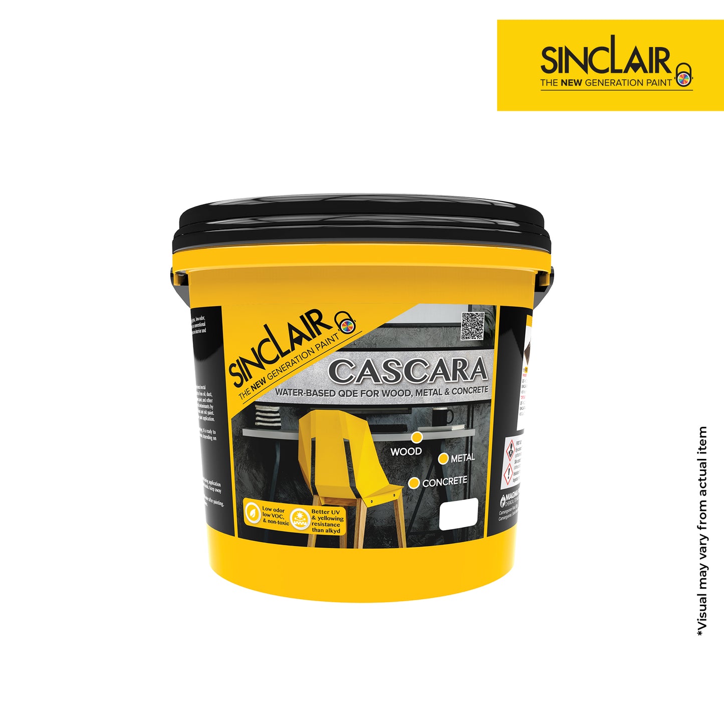SINCLAIR CASCARA Water-based Quick Dry Enamel (4 Liter)