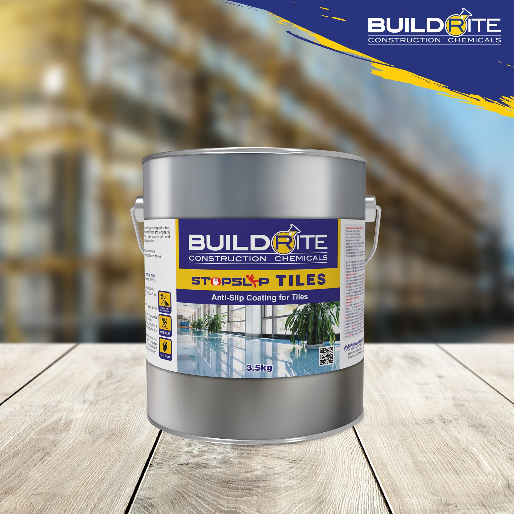 BUILDRITE STOPSLIP TILES 3.5kg Gallon โ Magna Prime Shop
