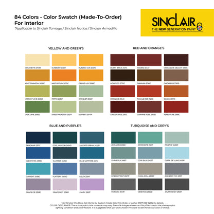 SINCLAIR NATICA (INTERIOR COLORS) - Waterproofing Paint