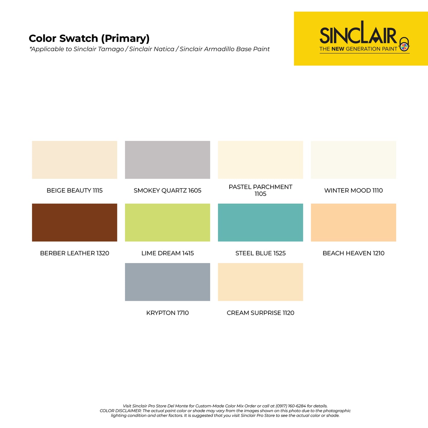 SINCLAIR NATICA - Waterproofing Paint