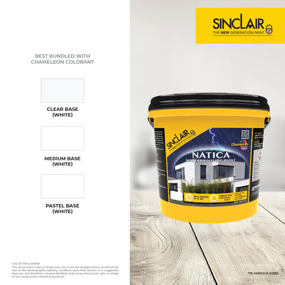 SINCLAIR NATICA (BASE) - Acrylic Waterproofing Paint for Exterior Walls