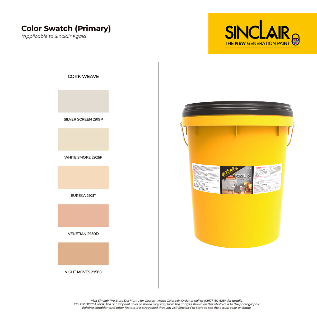SINCLAIR KGALA (10KG) - Textured Finish Coat