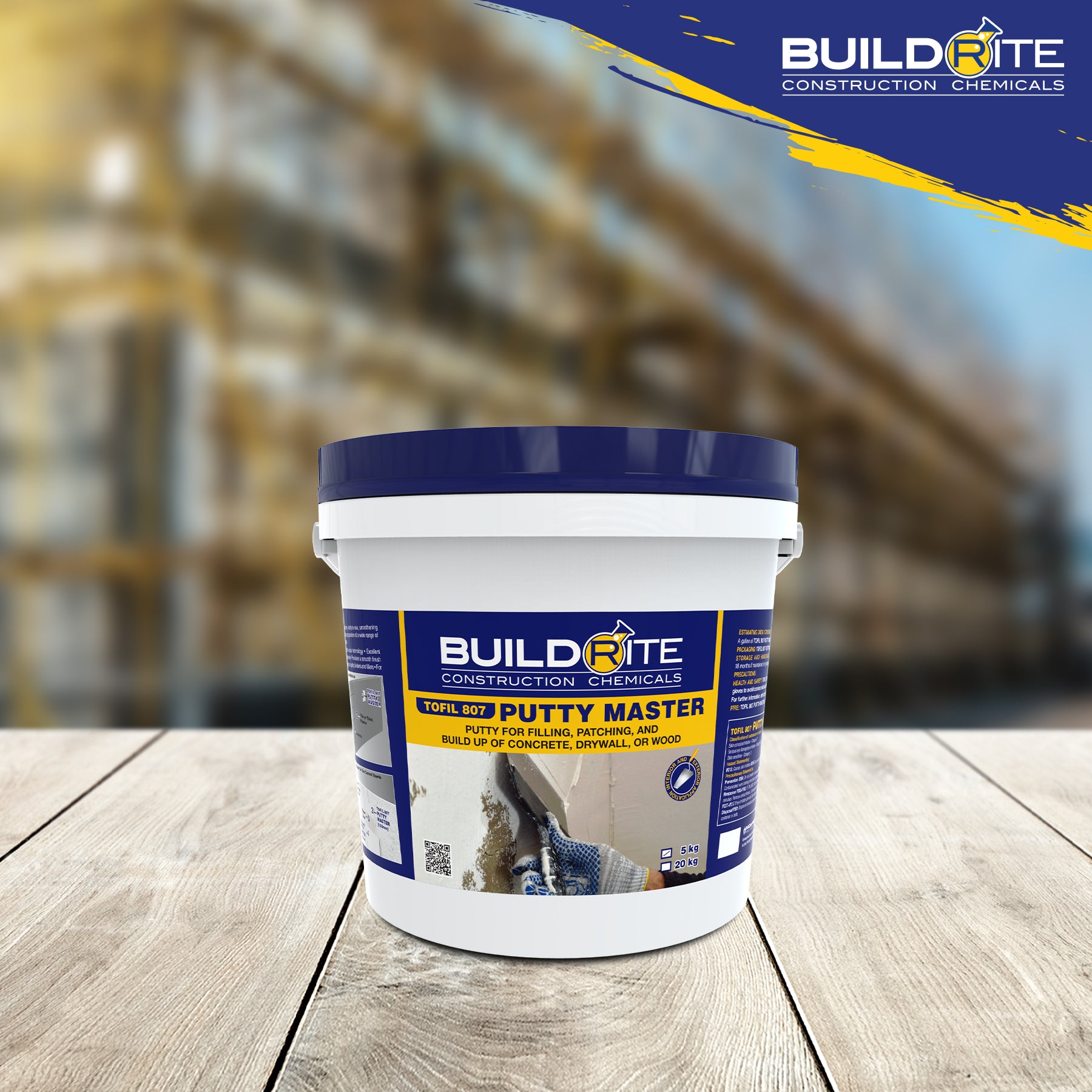 BUILDRITE TOFIL 807 PUTTY MASTER (Gallon)