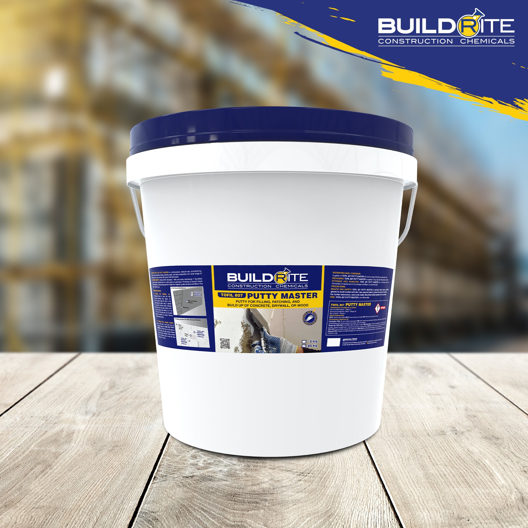 BUILDRITE TOFIL 807 PUTTY MASTER (Pail)