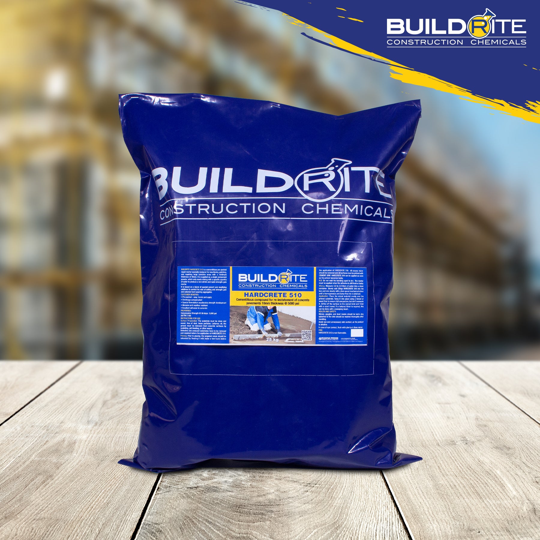 BUILDRITE HARDCRETE 510-25Kg โ Magna Prime Shop