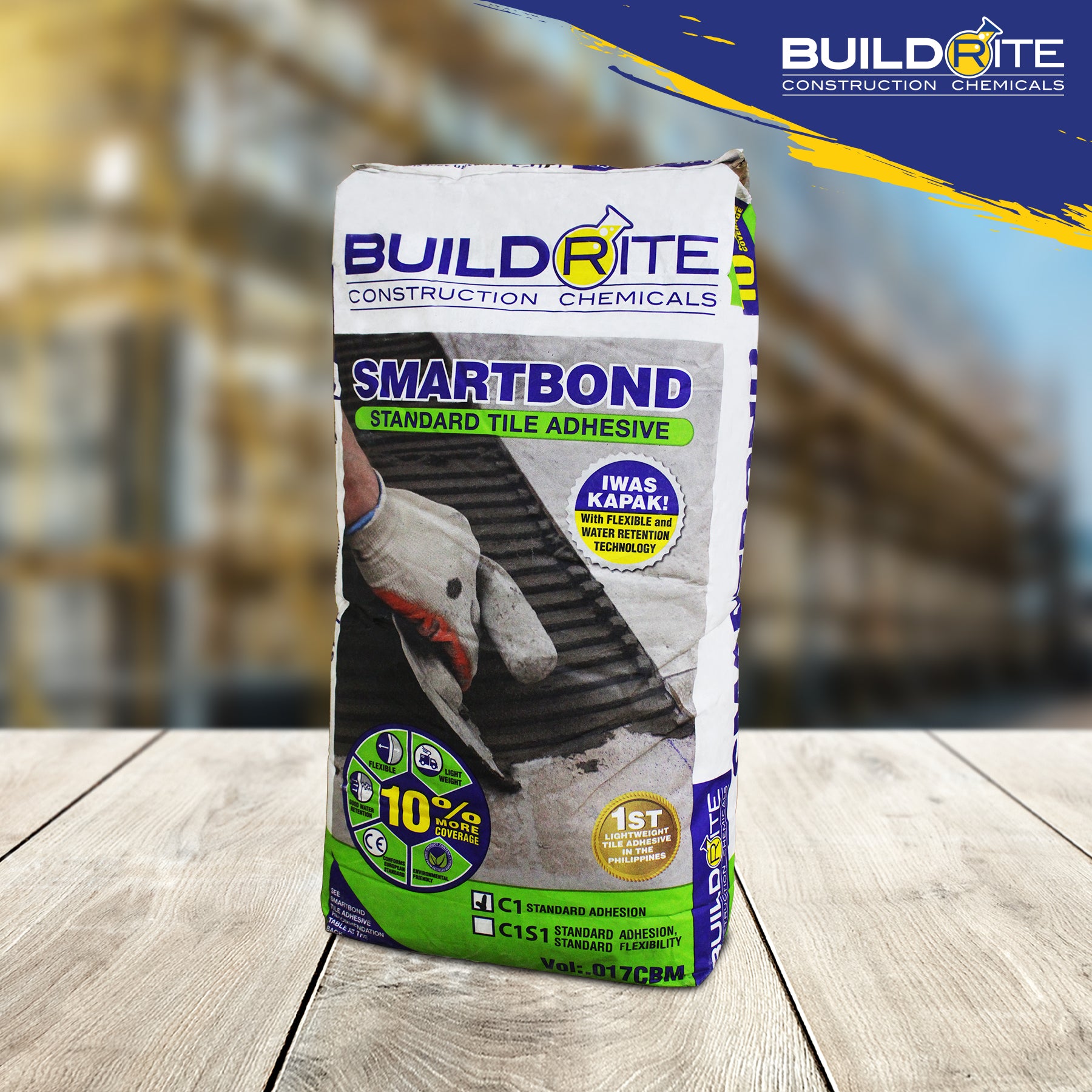 BUILDRITE SMARTBOND STANDARD TILE ADHESIVE C1 โ Magna Prime Shop